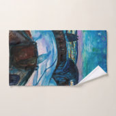 Edvard Munch - Sterrennacht 1922 Bad Handdoek (Handdoek)