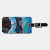 Edvard Munch - Sterrennacht 1922 Bagagelabel (Voorkant horizontaal)