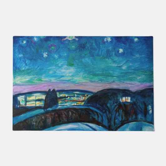 Edvard Munch - Sterrennacht 1922 Deurmat (Voorkant)