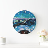 Edvard Munch - Sterrennacht 1922 Grote Klok (Huis)