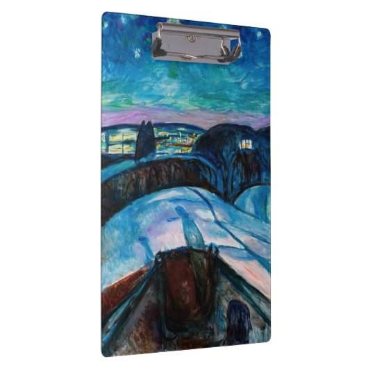 Edvard Munch - Sterrennacht 1922 Klembord (Rechts)