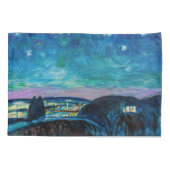Edvard Munch - Sterrennacht 1922 Kussensloop (Achterkant)