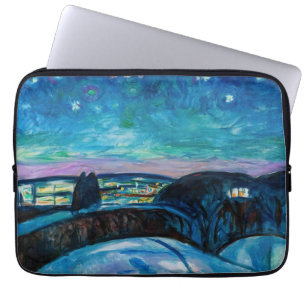 Edvard Munch - Sterrennacht 1922 Laptop Sleeve