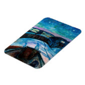 Edvard Munch - Sterrennacht 1922 Magneet (Linkerzijde)