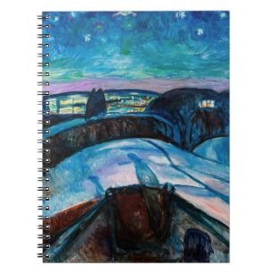 Edvard Munch - Sterrennacht 1922 Notitieboek