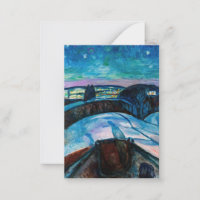 Edvard Munch - Sterrennacht 1922