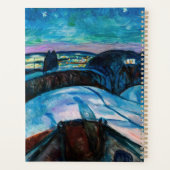 Edvard Munch - Sterrennacht 1922 Planner (Achterkant)