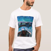 Edvard Munch - Sterrennacht 1922 T-shirt (Voorkant)