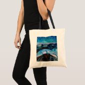 Edvard Munch - Sterrennacht 1922 Tote Bag (Voorkant (product))