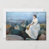 Edvard Munch - Summer Night, Inger on the Beach Kaart (Voorkant)