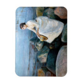 Edvard Munch - Summer Night, Inger on the Beach Magneet (Verticaal)