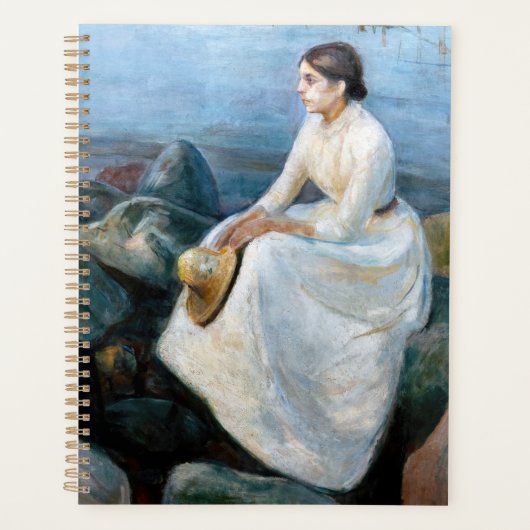 Edvard Munch - Summer Night, Inger on the Beach Planner (Voorkant)