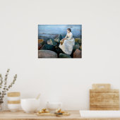 Edvard Munch - Summer Night, Inger on the Beach Poster (Keuken)