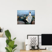 Edvard Munch - Summer Night, Inger on the Beach Poster (Thuiskantoor)