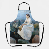 Edvard Munch - Summer Night, Inger on the Beach Schort (Voorkant)