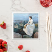 Edvard Munch - Summer Night, Inger on the Beach Servet (Insitu)