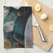 Edvard Munch - Summer Night, Inger on the Beach Theedoek (Quarter Fold)