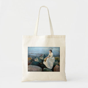 Edvard Munch - Summer Night, Inger on the Beach Tote Bag