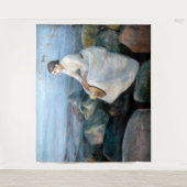 Edvard Munch - Summer Night, Inger on the Beach Wandkleed (Voorkant)