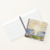 Edvard Munch Sunrise Art Nouveau Expressionisme Notitieboek (Binnen)