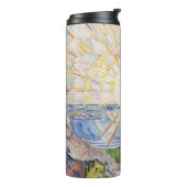 Edvard Munch Sunrise Art Nouveau Expressionisme Thermosbeker (Gedraaid links)