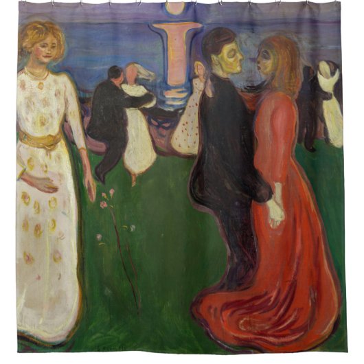 Edvard Munch - The Dance of Life Douchegordijn (Voorkant)