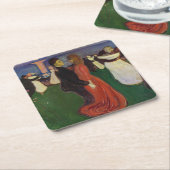 Edvard Munch - The Dance of Life Kartonnen Onderzetters (Schuin)