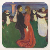 Edvard Munch - The Dance of Life Kartonnen Onderzetters (Voorkant)