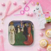 Edvard Munch - The Dance of Life Papieren Bordje (Feest)