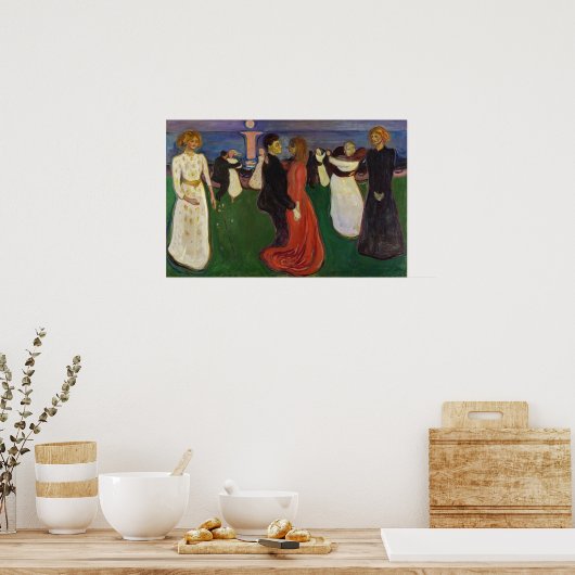 Edvard Munch - The Dance of Life Poster (Keuken)