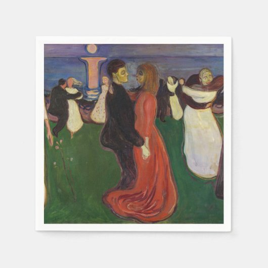 Edvard Munch - The Dance of Life Servet (Voorkant)