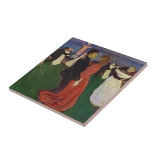 Edvard Munch - The Dance of Life Tegeltje (Zijkant)