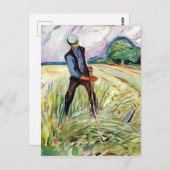 Edvard Munch The Haymaker Briefkaart (Voorkant / Achterkant)