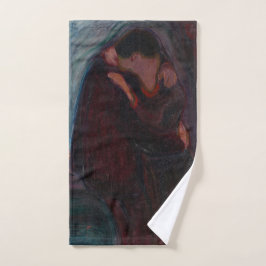 Edvard Munch - The Kiss Bad Handdoek