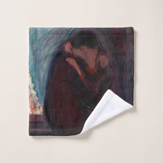 Edvard Munch - The Kiss Bad Handdoek (Wasdoekje)