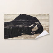 Edvard Munch - The Kiss IV Bad Handdoek (Handdoek)