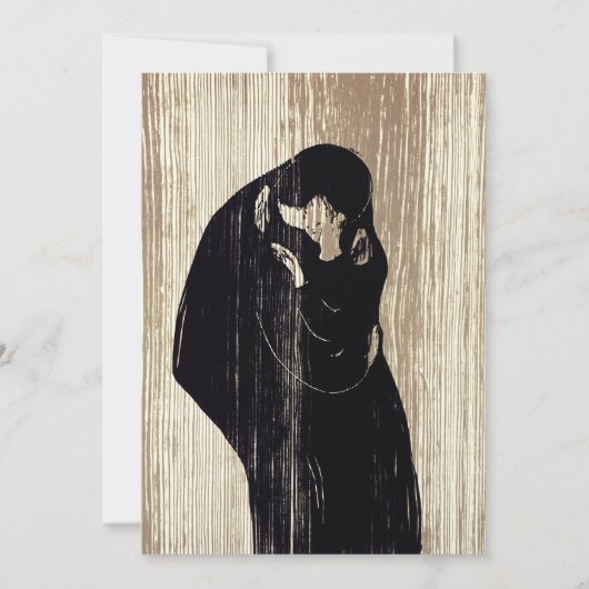 Edvard Munch - The Kiss IV Bedankkaart (Voorkant)