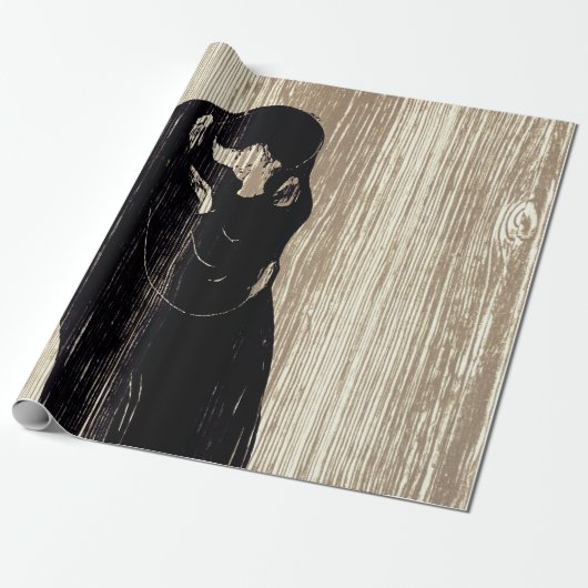 Edvard Munch - The Kiss IV Cadeaupapier (Uitgerold)