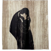 Edvard Munch - The Kiss IV Douchegordijn (Voorkant)