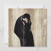 Edvard Munch - The Kiss IV Kaart (Voorkant)
