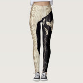 Edvard Munch - The Kiss IV Leggings (Voorkant)