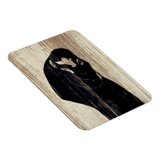 Edvard Munch - The Kiss IV Magneet (Rechterzijde)