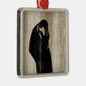 Edvard Munch - The Kiss IV Metalen Ornament (Rechts)