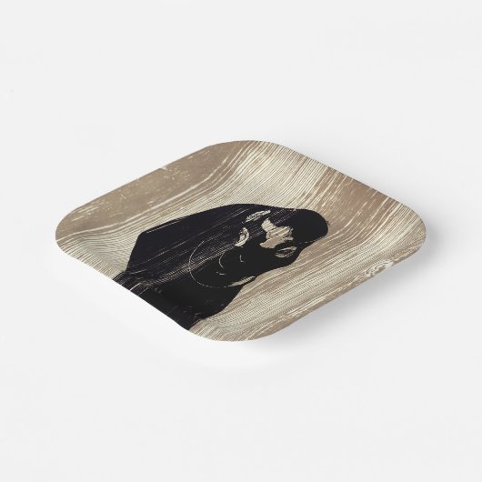 Edvard Munch - The Kiss IV Papieren Bordje (Gebogen)