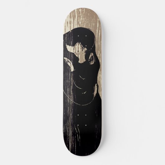 Edvard Munch - The Kiss IV Persoonlijk Skateboard (Voorkant)