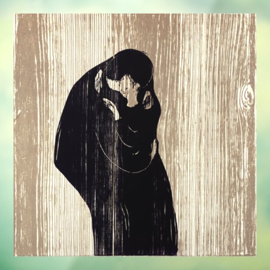 Edvard Munch - The Kiss IV Raamsticker (Vel 3)