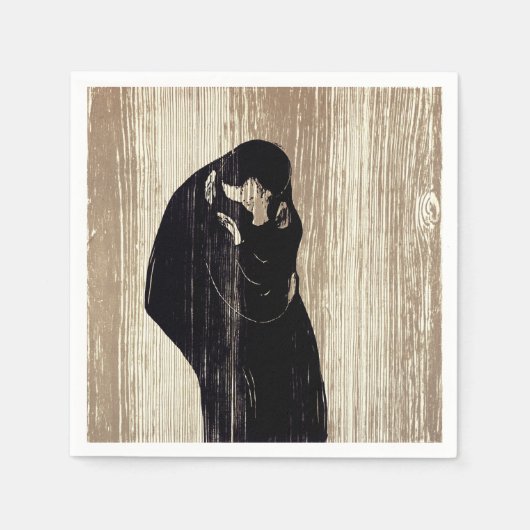 Edvard Munch - The Kiss IV Servet (Voorkant)