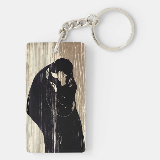Edvard Munch - The Kiss IV Sleutelhanger (achterkant)