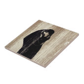 Edvard Munch - The Kiss IV Tegeltje (Zijkant)