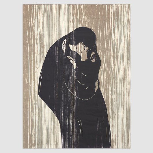 Edvard Munch - The Kiss IV Tissuepapier